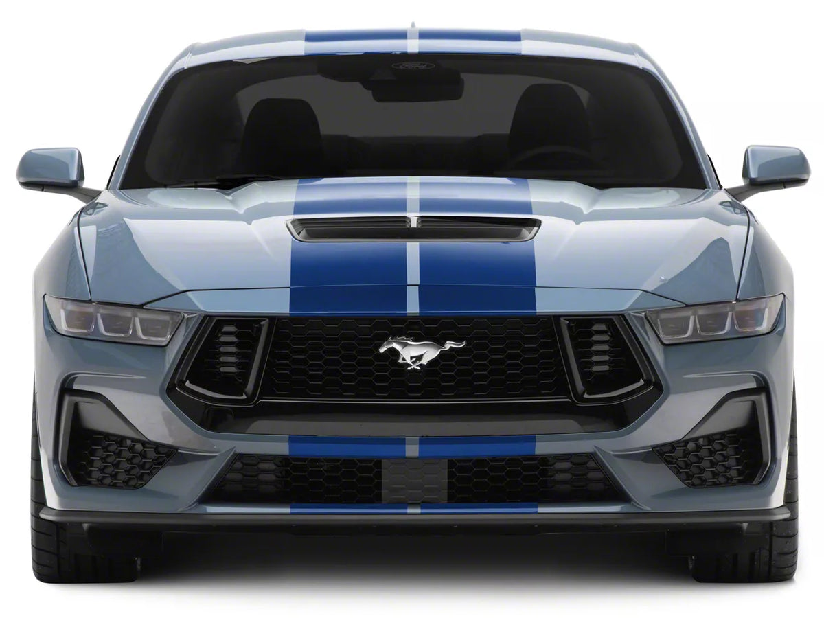 SEC10 Lemans Stripes; Blue; 10-Inch (24-26 Mustang)