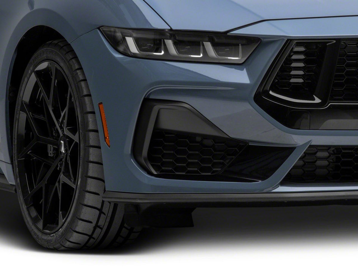SEC10 Lower Bumper Accent Decal; Gloss Black (24-26 Mustang, Excluding Dark Horse)