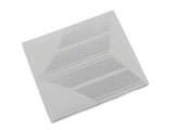 SEC10 Pinstriped Hash Marks; Silver (24-26 Mustang)