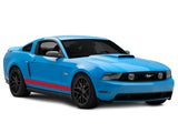 SEC10 Plain Rocker Stripes; Red (10-14 Mustang)