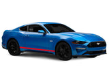 SEC10 Plain Rocker Stripes; Red (15-26 Mustang)