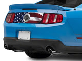 SEC10 Rear Decklid Accent Printed Decal; Real Flag (10-14 Mustang)