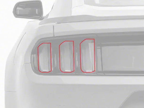 SEC10 Tail Light Protective Film (15-17 Mustang; 18-20 Mustang GT350)