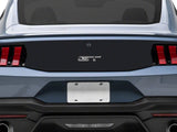 SEC10 Upper and Lower Decklid Panel Decal; Matt Black (24-26 Mustang)