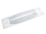 SEC10 Upper and Lower Decklid Panel Decal; Matt Black (24-26 Mustang)