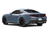 SEC10 Upper and Lower Decklid Panel Decal; Matt Black (24-26 Mustang)