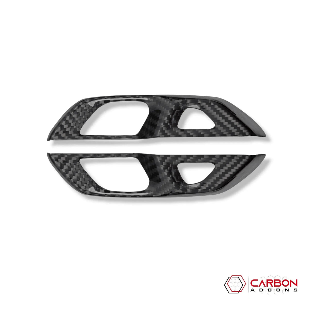 [Set] C8 Corvette Real Carbon Fiber Lock Trim Cover