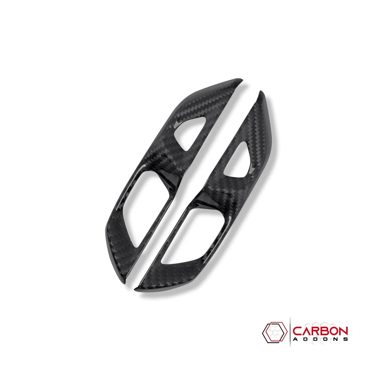 [Set] C8 Corvette Real Carbon Fiber Lock Trim Cover