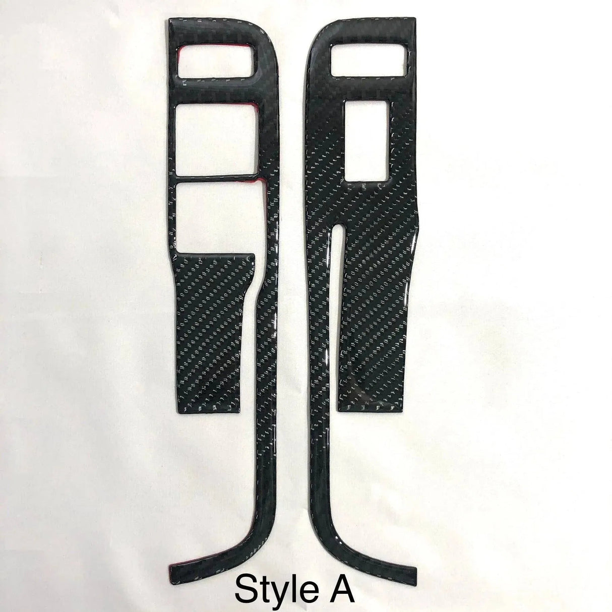 [Set] Carbon Fiber Door Window Switch Panel Overlay for Chevrolet Camaro 2010-2015