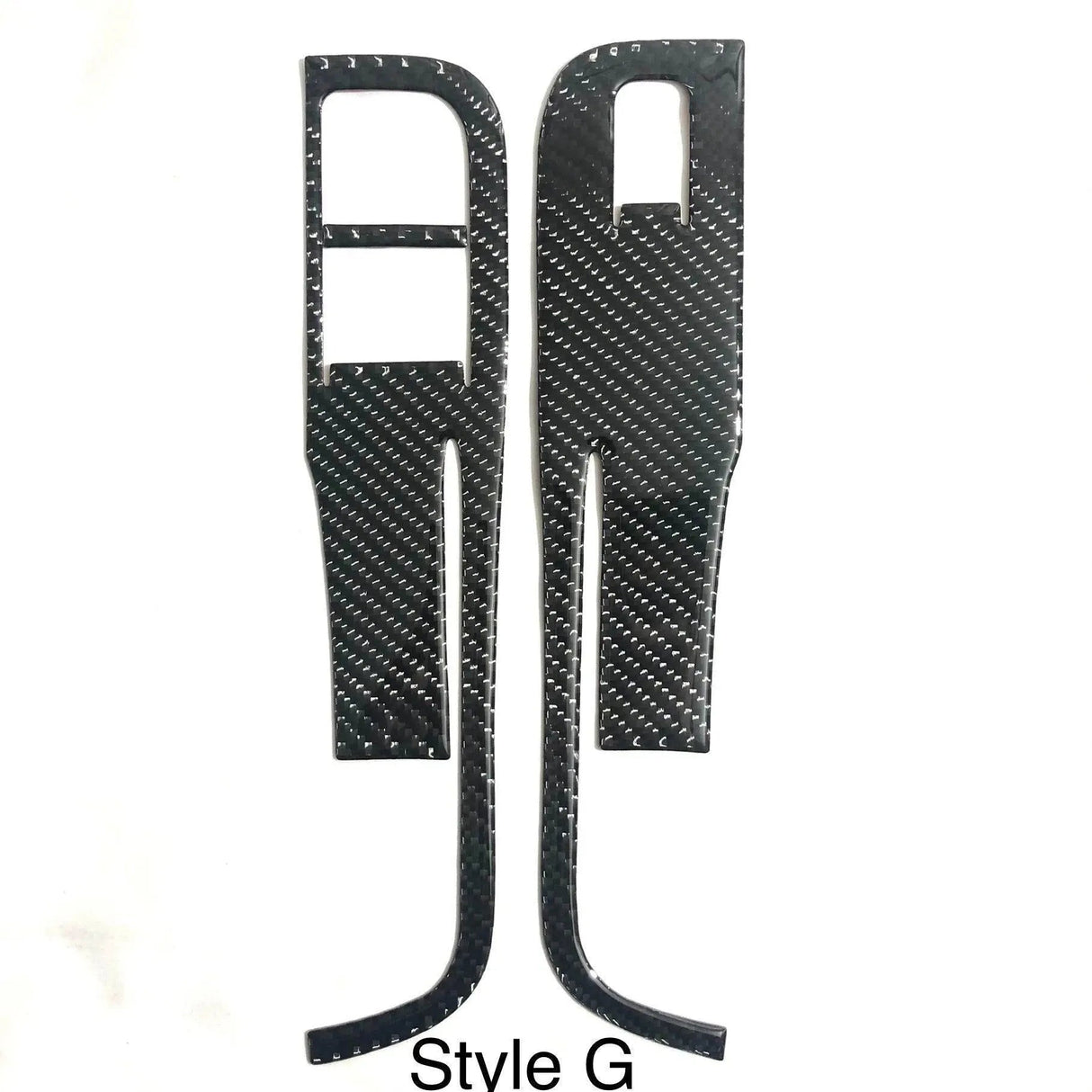 [Set] Carbon Fiber Door Window Switch Panel Overlay for Chevrolet Camaro 2010-2015