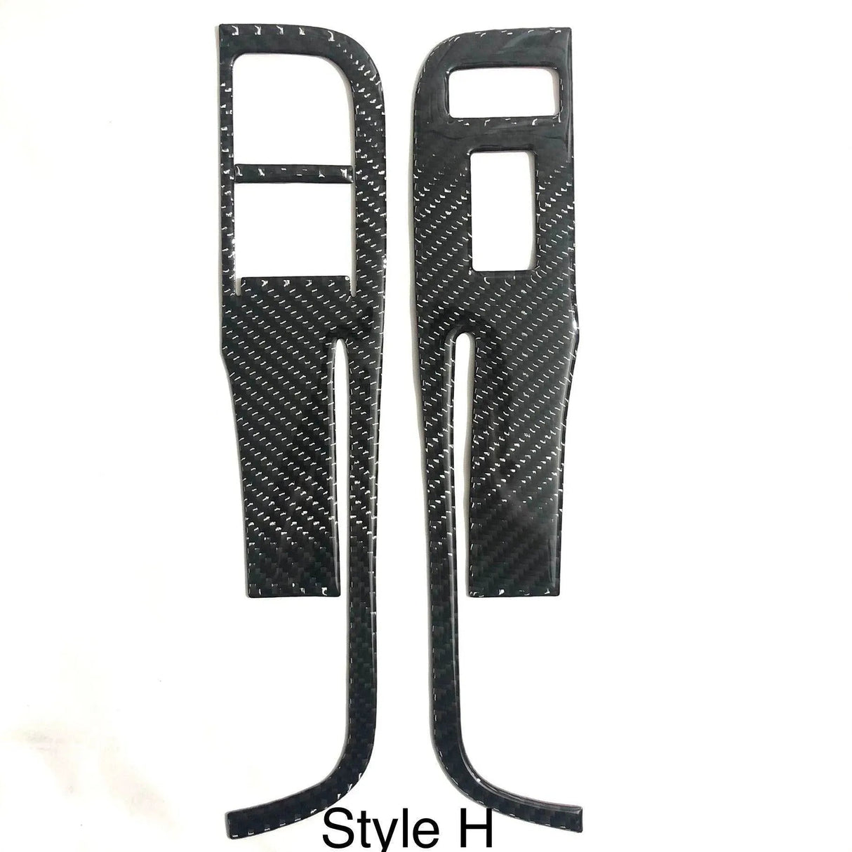 [Set] Carbon Fiber Door Window Switch Panel Overlay for Chevrolet Camaro 2010-2015