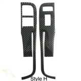 [Set] Carbon Fiber Door Window Switch Panel Overlay for Chevrolet Camaro 2010-2015