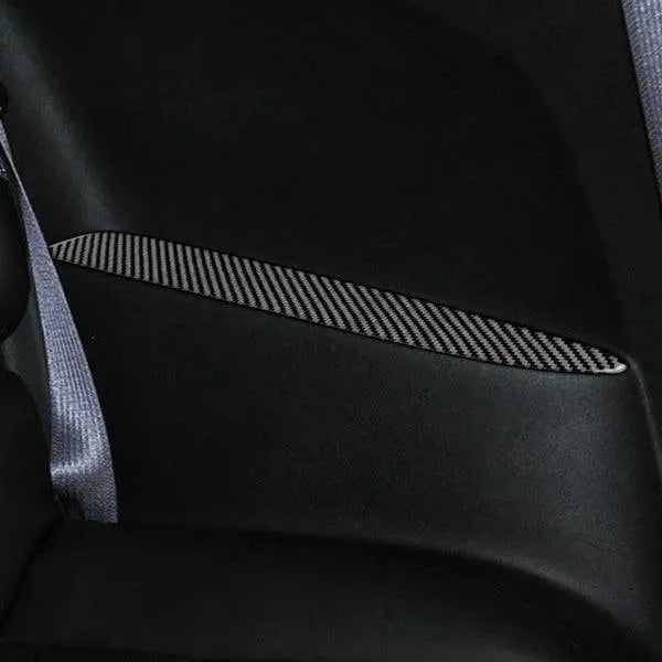 [Set] Carbon Fiber  Rear Seat Armrest Overlay for Chevrolet Camaro 2010-2015