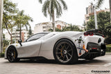 2020-UP Ferrari SF90 Stradale AV Style Carbon Fiber Trunk Spoiler