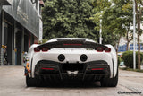 2020-UP Ferrari SF90 Stradale AV Style Carbon Fiber Trunk Spoiler