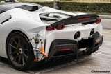 2020-UP Ferrari SF90 Stradale AV Style Carbon Fiber Trunk Spoiler