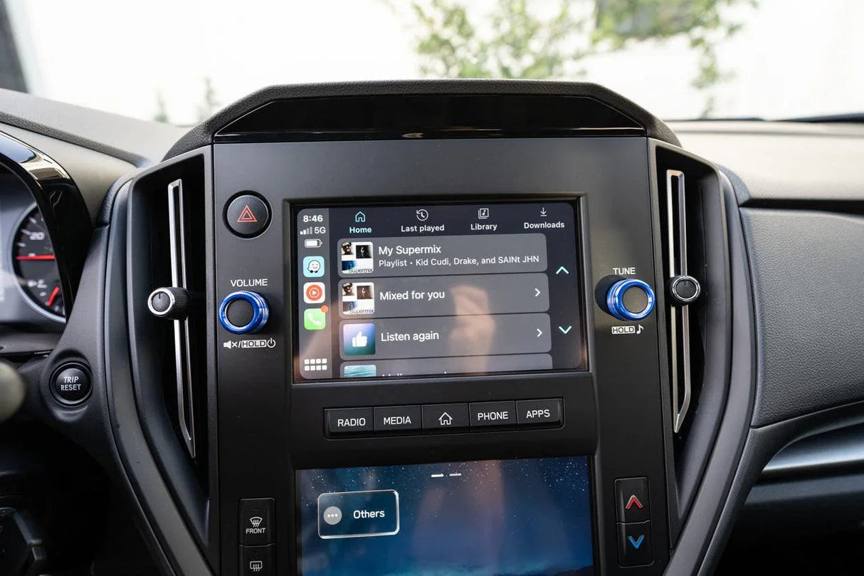 SFB CNC Radio Knobs fits 2022+ Subaru WRX