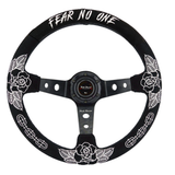 BW Rose Steering Wheel + Hub Adapter Kit For 96-06 Civic Prelude, S2000, Accord, RSX