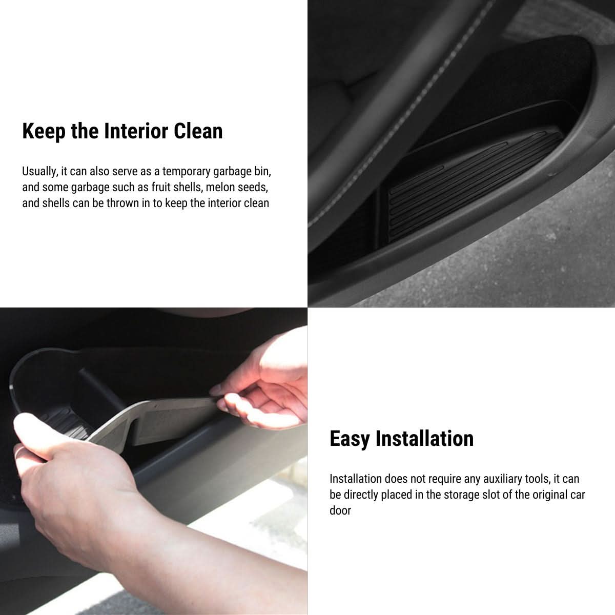 Door Side Organizer Tray for Tesla Model Y