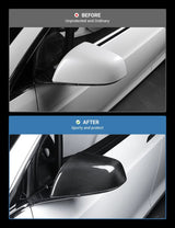 Side Mirror Cover OEM Style for Tesla Model X / S - Dry Carbon Fiber Exterior Mods