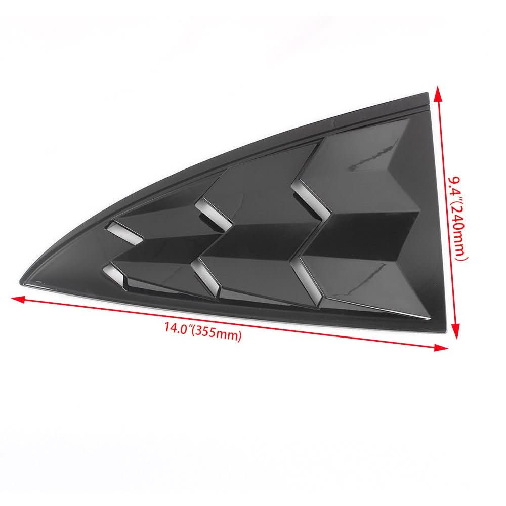 Rear Side Window Louvers Trim for Tesla Model 3 [2 PCS]