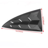 Rear Side Window Louvers Trim for Tesla Model 3 [2 PCS]