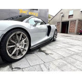 MWD Style Carbon Fiber Side Skirt Extension for McLaren GT