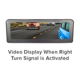 Master Tailgaters 8" Frameless Rear View Mirror with 7" LCD Screen | Rearview Universal Fit Mount | 4 Video Inputs | Auto Adjusting Brightness LCD | Anti Glare | Full Original Mirror Replacement