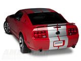 SEC10 Lemans Stripes; Silver; 12-Inch (05-14 Mustang)