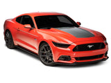 SEC10 Hood Decal; Silver (15-17 Mustang GT, EcoBoost, V6)