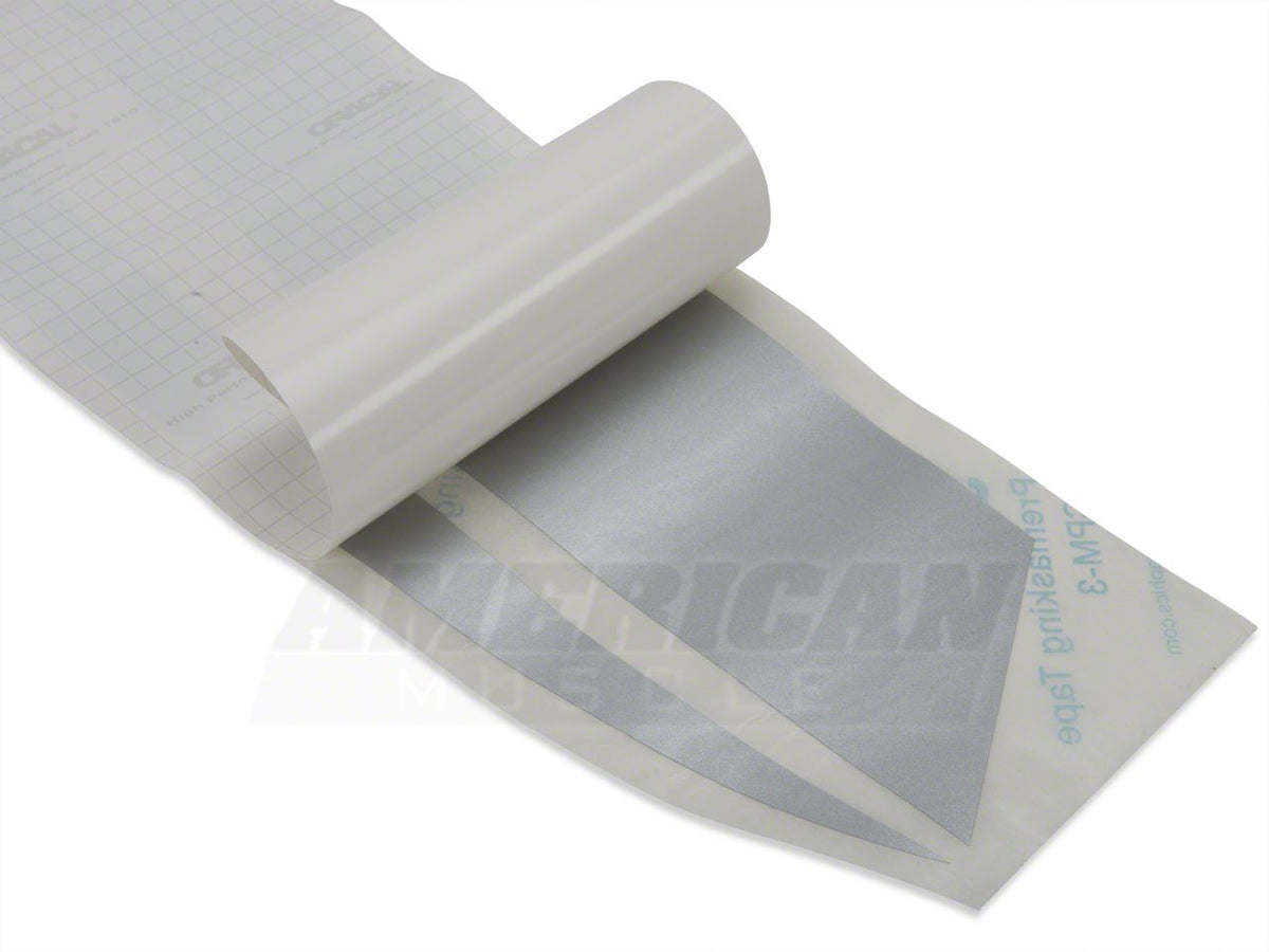 SEC10 Quarter Panel Accent Decal; Silver (10-14 Mustang Coupe)