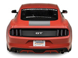 SEC10 Rear Decklid Accent Decal; Silver (15-23 Mustang)