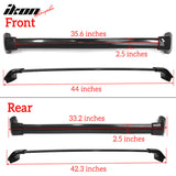 2012-2016 Honda CR-V OE Style Black Roof Rack Luggage Carrier Aluminum