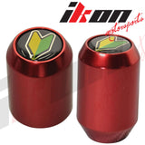 JDM style Red Stitch Shift Black Suede Boot Cover Red MT Shift Knob