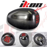 Gunmetal M12X1.75 Thread Manual T-R Style Gear Shift Knob 5 Speed JDM