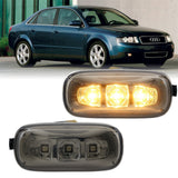 2002-2008 Audi A4/S4/RS4 Smoke Amber LED Side Marker Lights