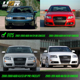 2002-2008 Audi A4/S4/RS4 Smoke Amber LED Side Marker Lights