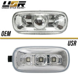 2002-2008 Audi A4/S4/RS4 Smoke Amber LED Side Marker Lights