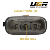 2002-2008 Audi A4/S4/RS4 Smoke Amber LED Side Marker Lights