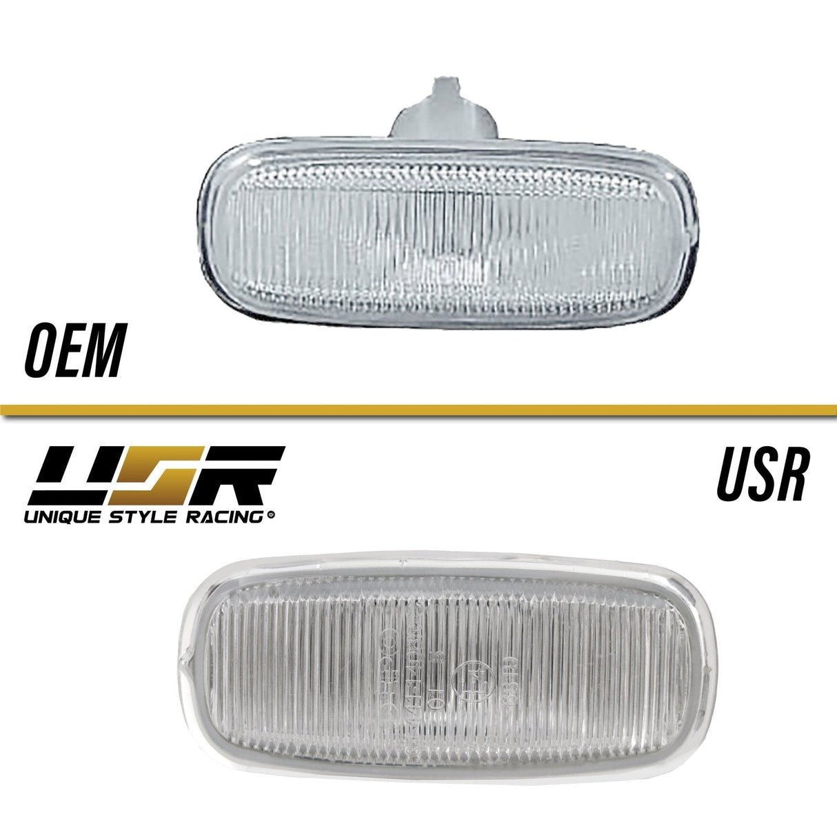1999-2001 Audi B5 A4 Smoke Side Marker Lights