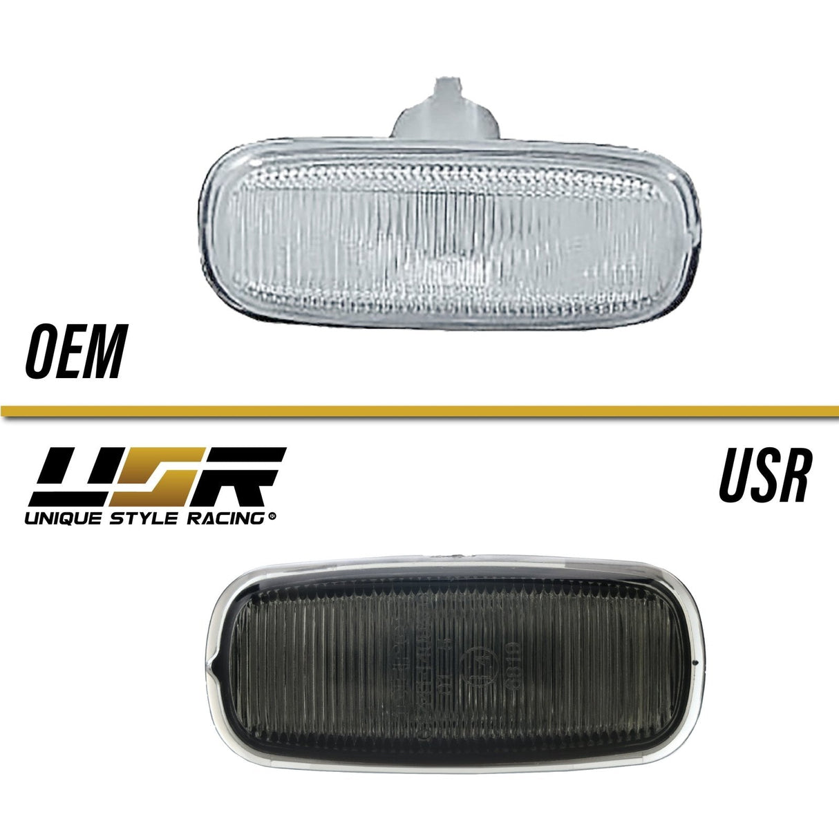 1999-2001 Audi B5 A4 Smoke Side Marker Lights