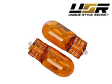 1992-1996 BMW E36 Black Trim Crystal Clear Side Marker Lights