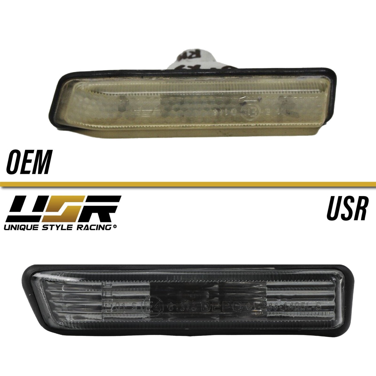 1997-1999 BMW E36 & E53 X5 Crystal Smoke Side Marker Lights