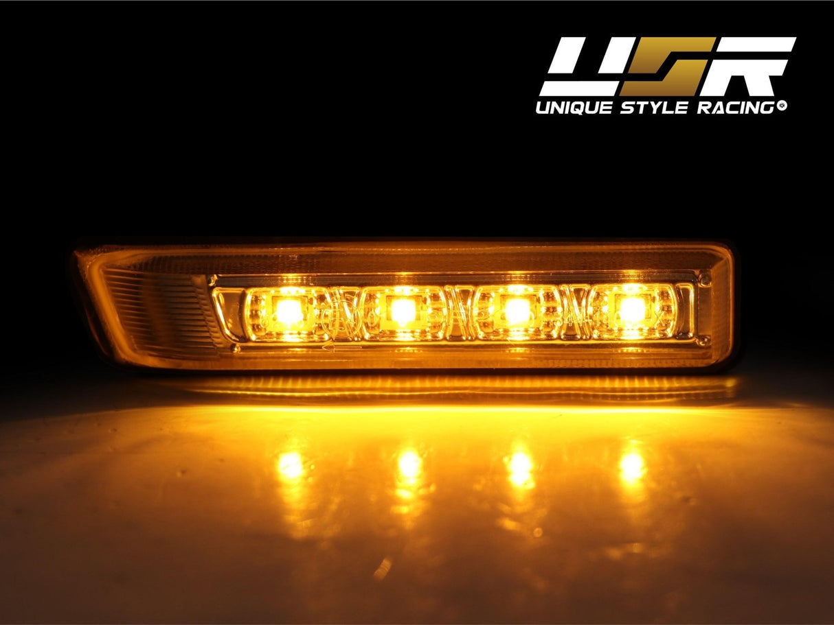 1997-1999 BMW E36 & E53 X5 Crystal Smoke Amber LED Side Marker Lights
