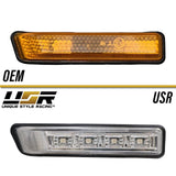 1997-1999 BMW E36 & E53 X5 Crystal Smoke Amber LED Side Marker Lights