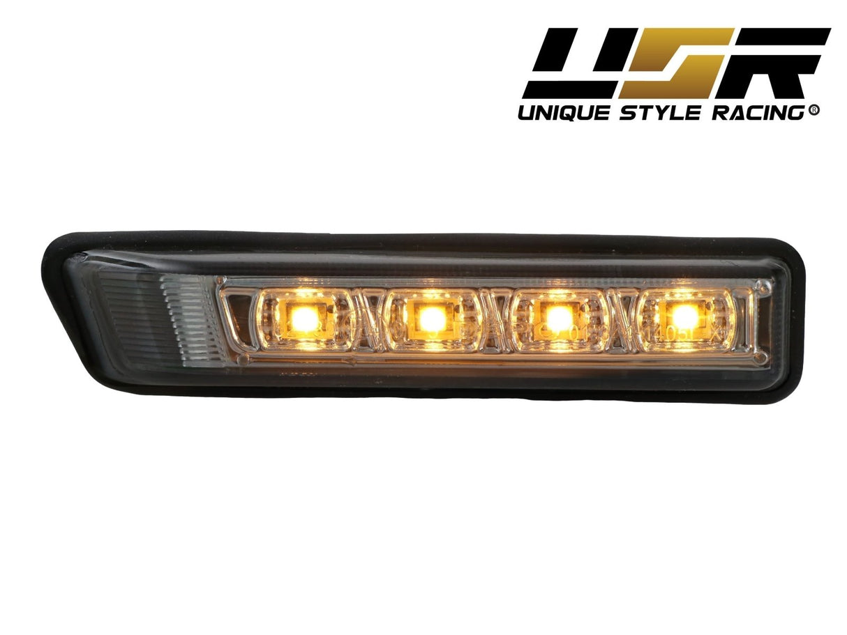 1997-1999 BMW E36 & E53 X5 Crystal Smoke Amber LED Side Marker Lights