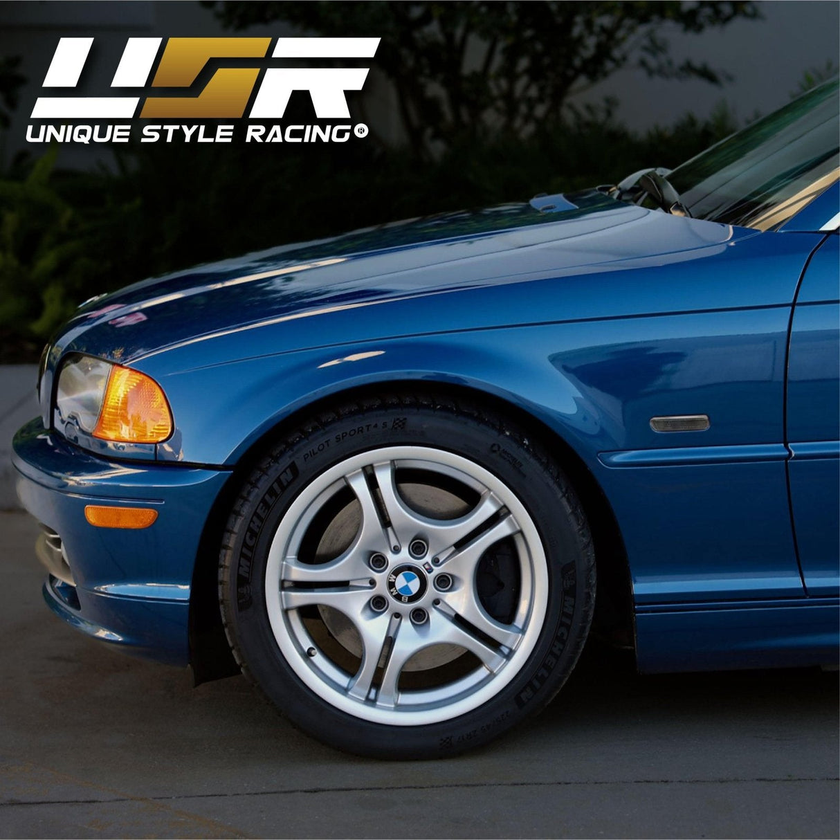 1999-2003 Bmw E46 2d/Cabrio & 99-01 Bmw 4d/5d Smoke Side Marker Lights