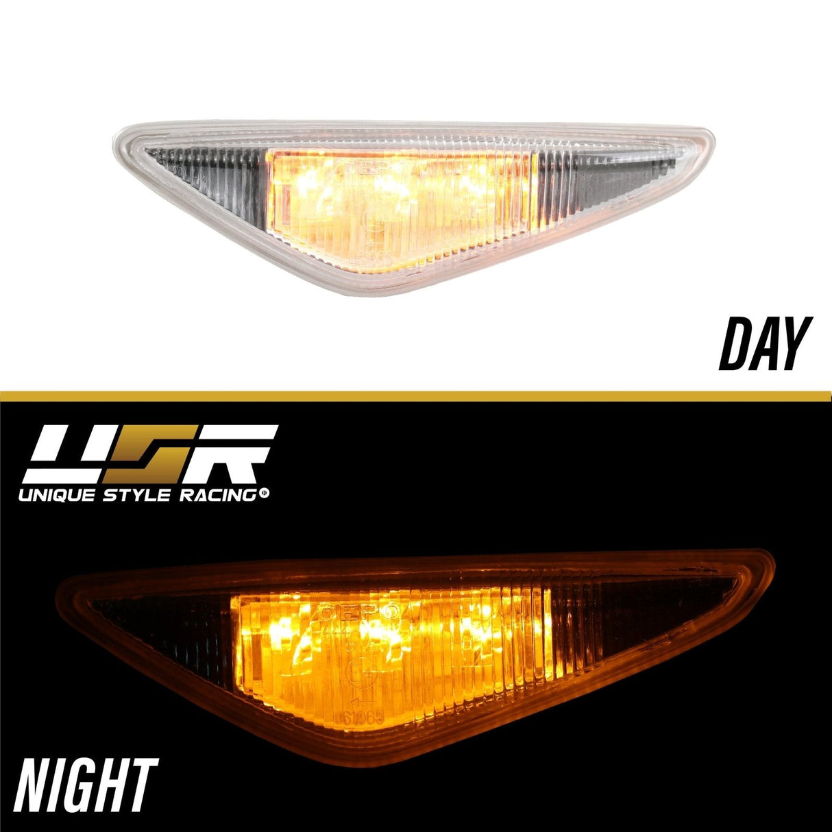 2004-2006 BMW E46 LED Smoke Side Marker Lights