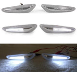 2002-2005 BMW E46 Amber LED Light Bar Smoke Side Marker