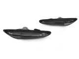 2002-2005 Bmw E46 4d/5d Depo White Led Light Bar Smoke Side Marker